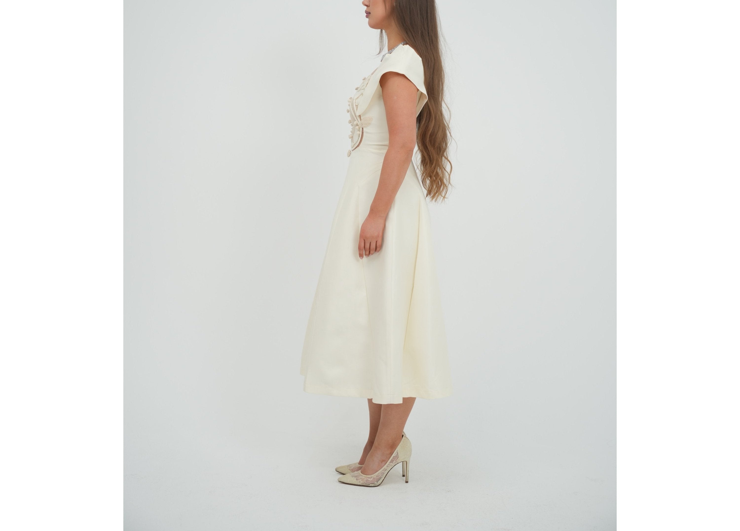 Sculpted Lace Midi