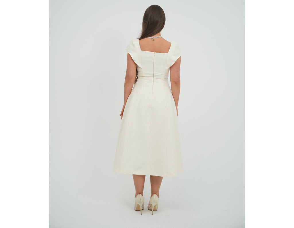 Sculpted Lace Midi