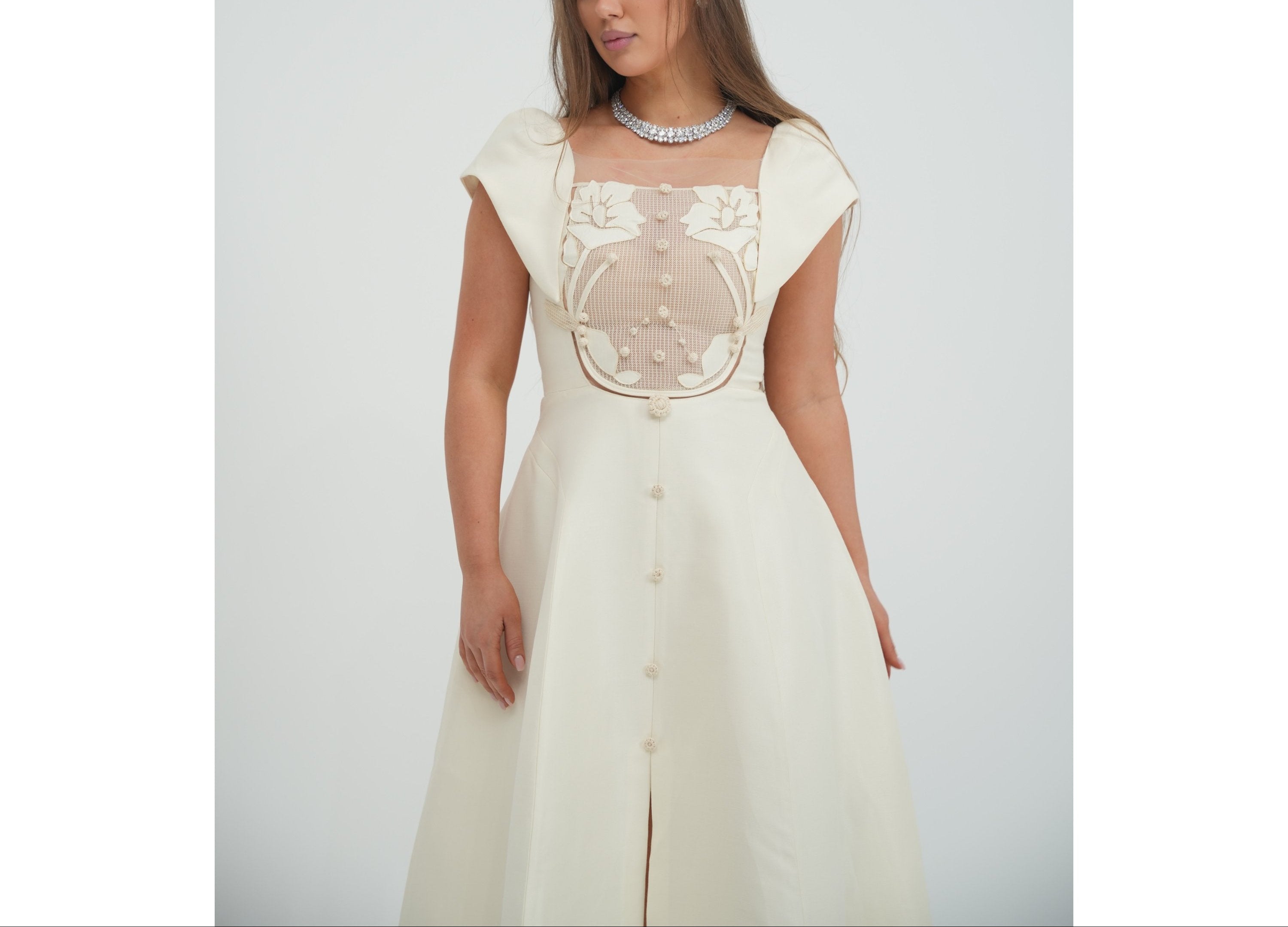 Sculpted Lace Midi