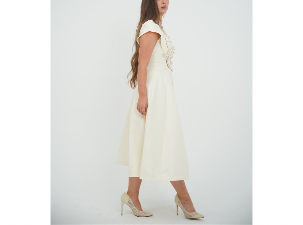 Sculpted Lace Midi