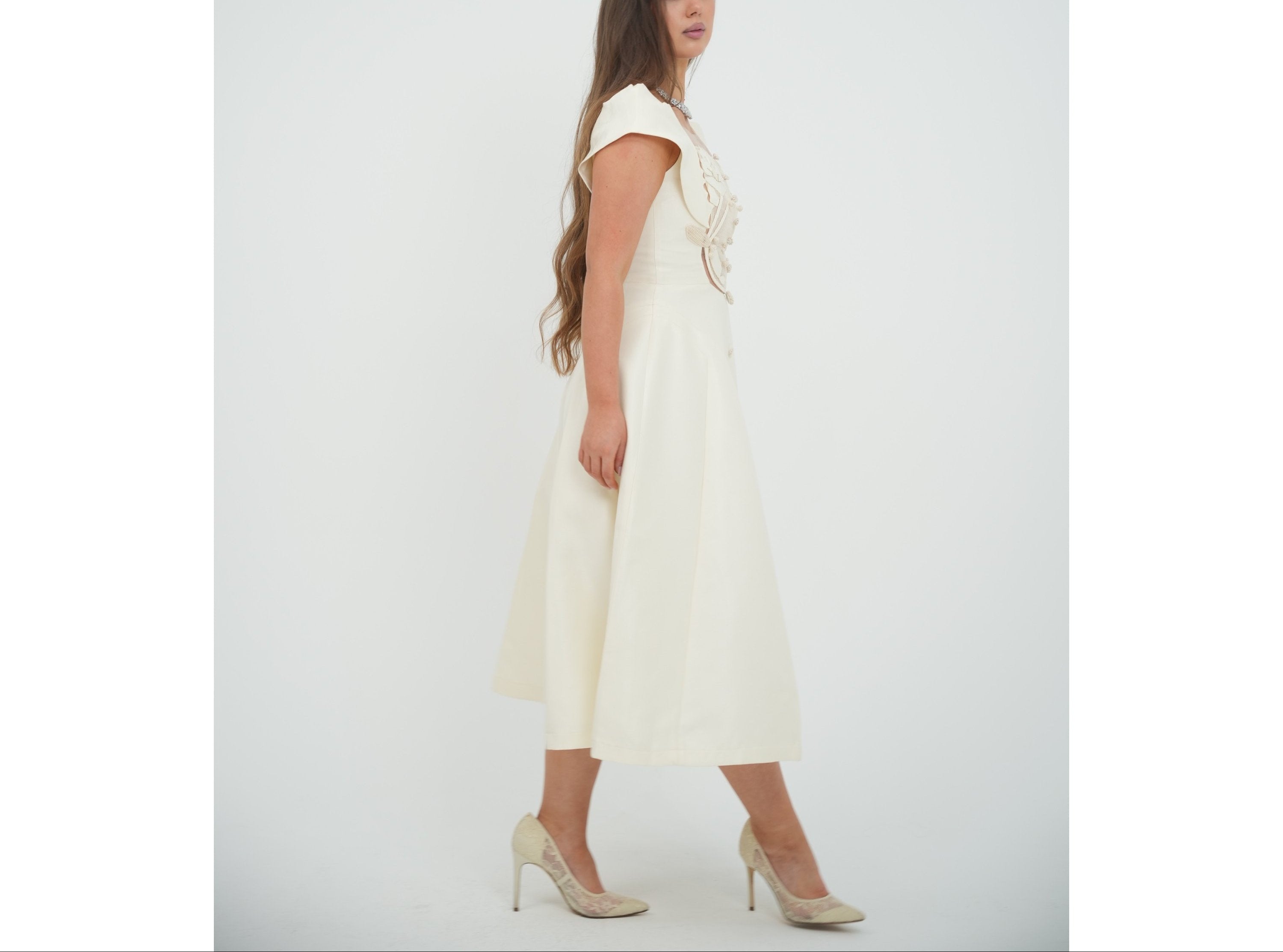 Sculpted Lace Midi