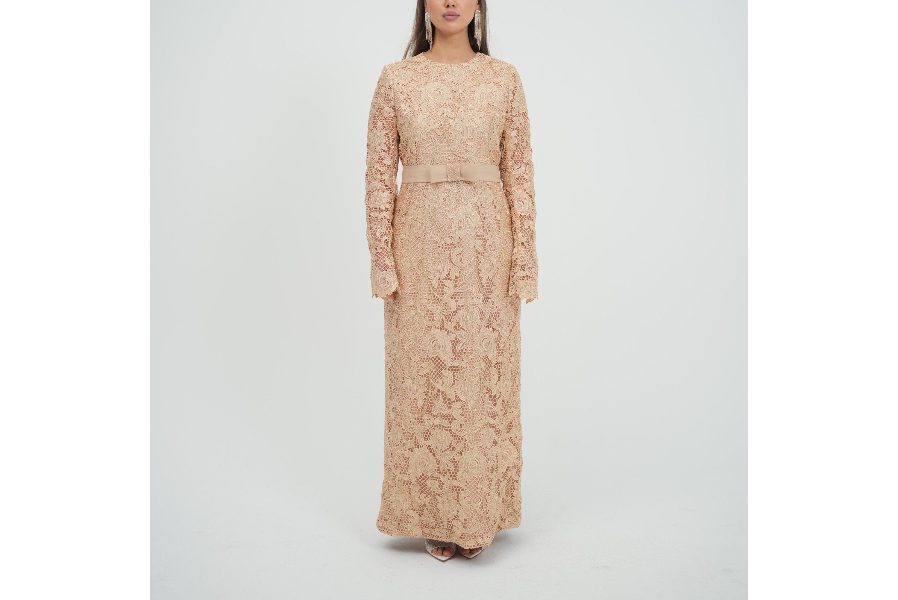 Guipure Lace Dress