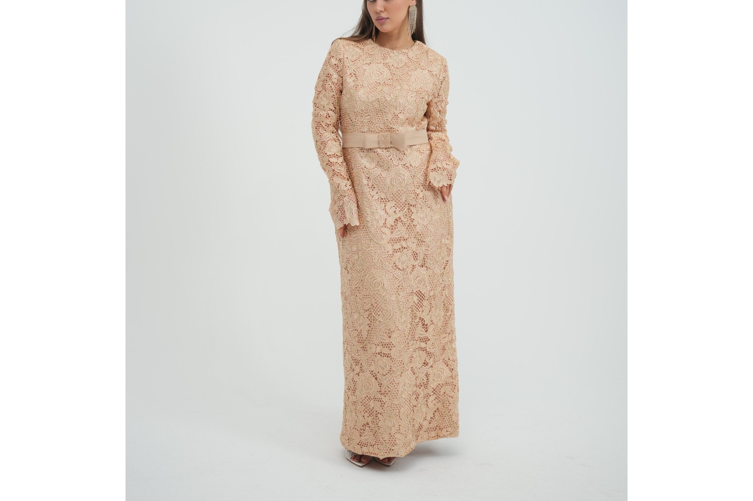 Guipure Lace Dress
