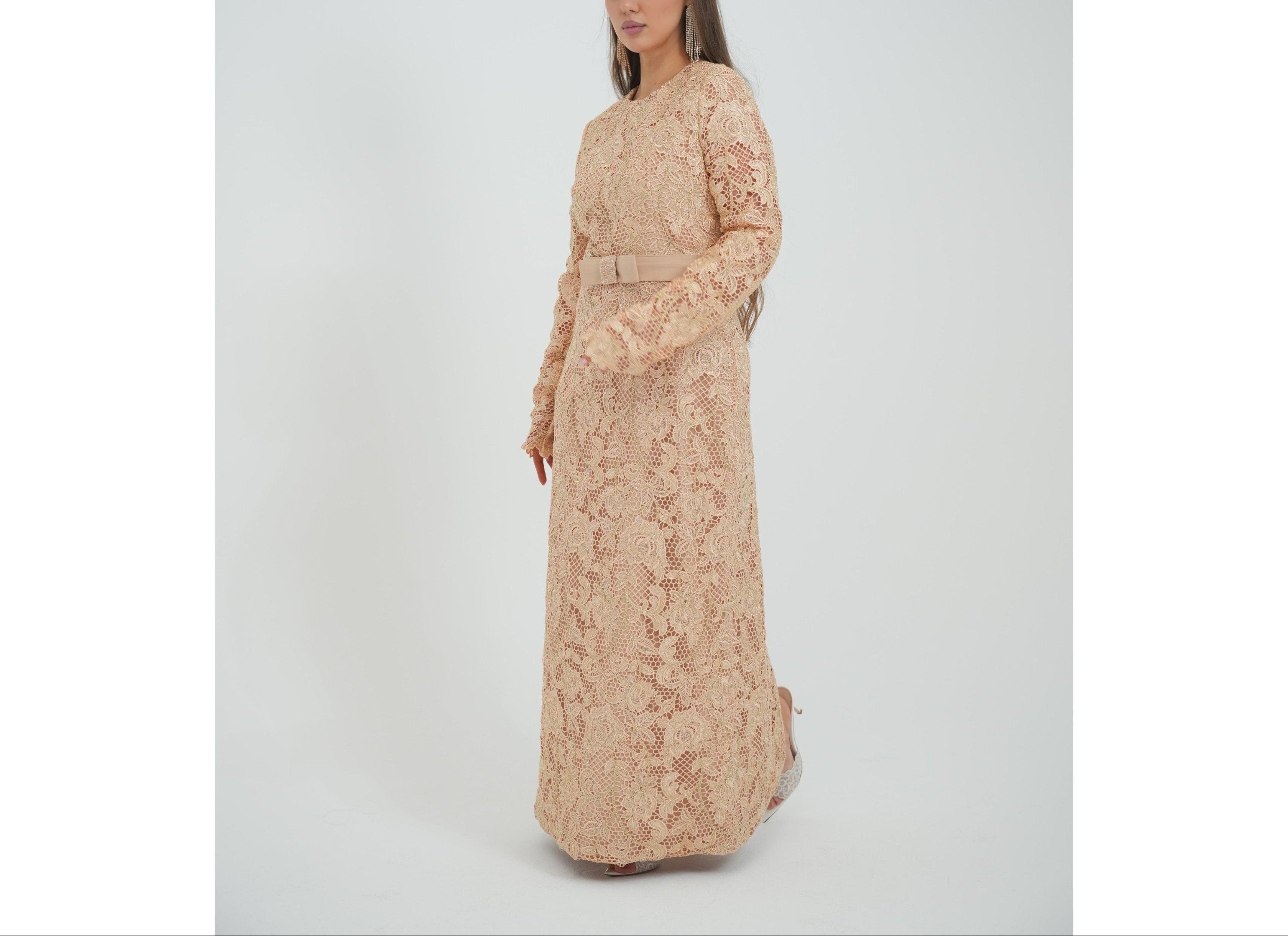 Guipure Lace Dress