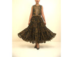 Mix Color Polyester Skirt