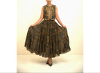 Mix Color Polyester Skirt