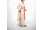 Peach Long Coat and pants