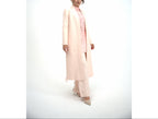 Peach Long Coat and pants