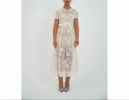 White Dantel Dress