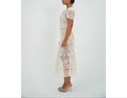 White Dantel Dress
