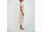 White Dantel Dress