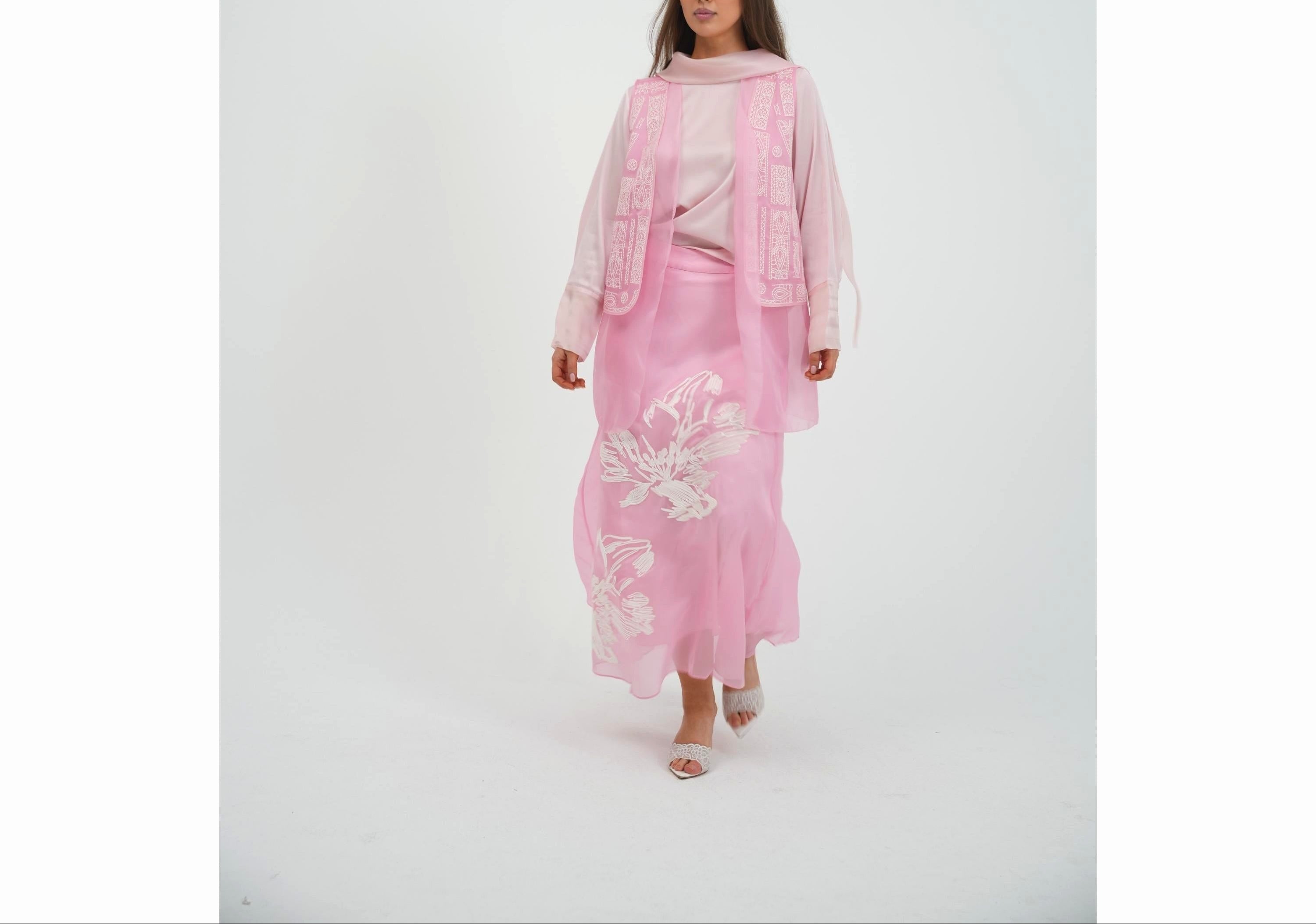 Geom Embroidery Cardigan