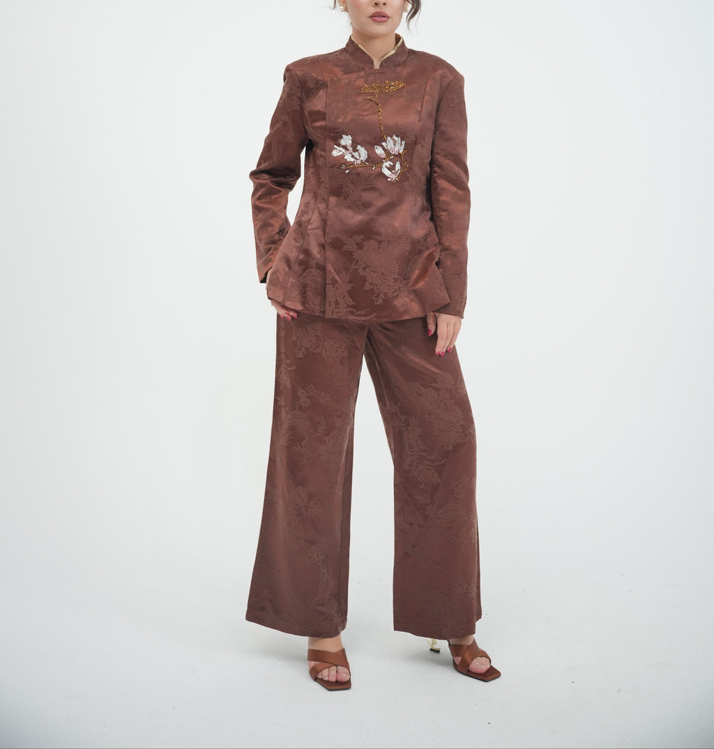 Embroidered Mandarian Tunic