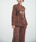 Embroidered Mandarian Tunic