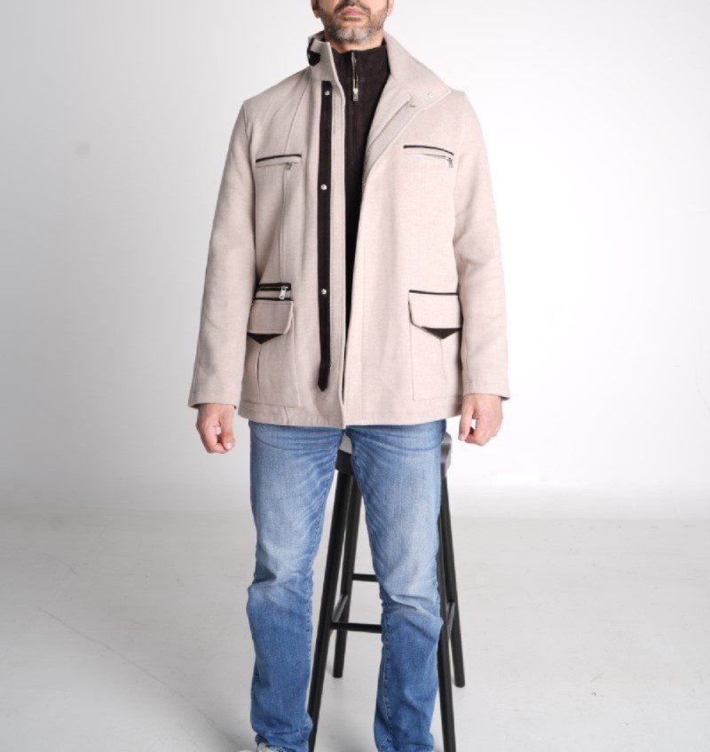 Sable Cashmere Field Coat