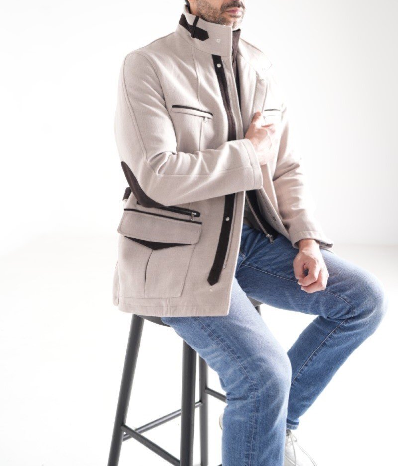 Sable Cashmere Field Coat
