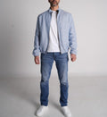 Breeze Reversible Linen Bomber