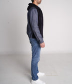 Shadow Suede Hybrid Hoodie