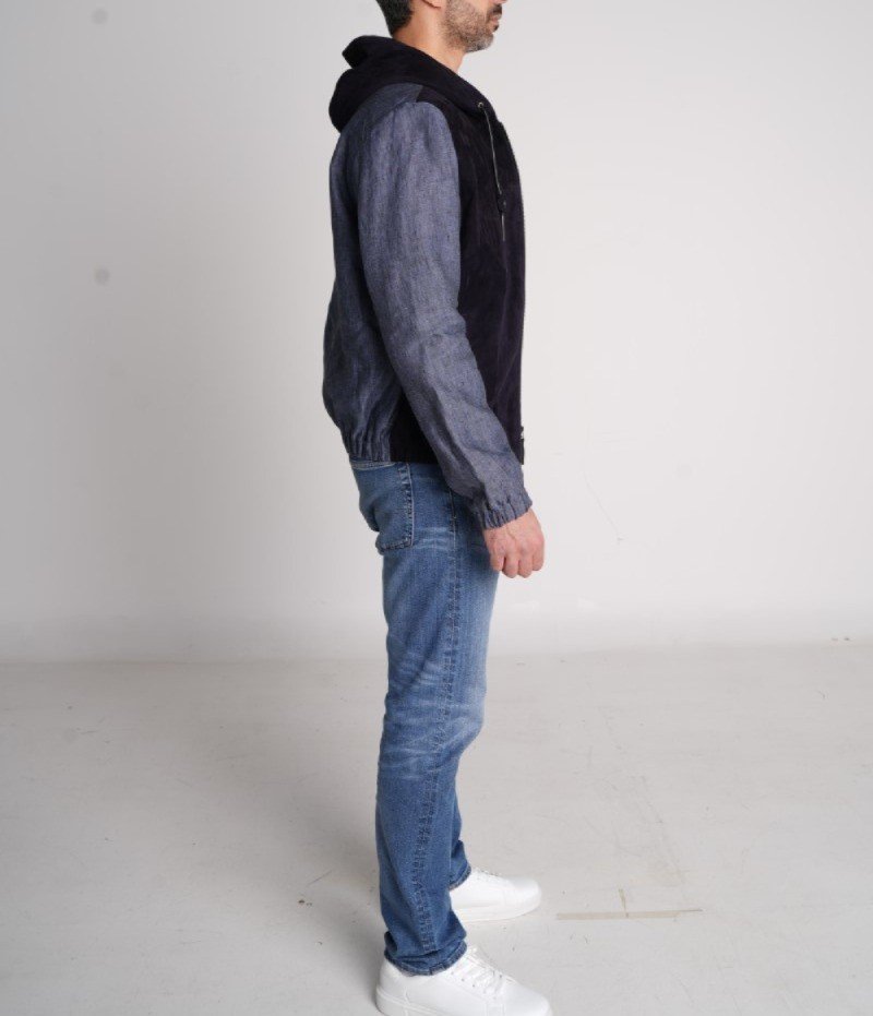 Shadow Suede Hybrid Hoodie