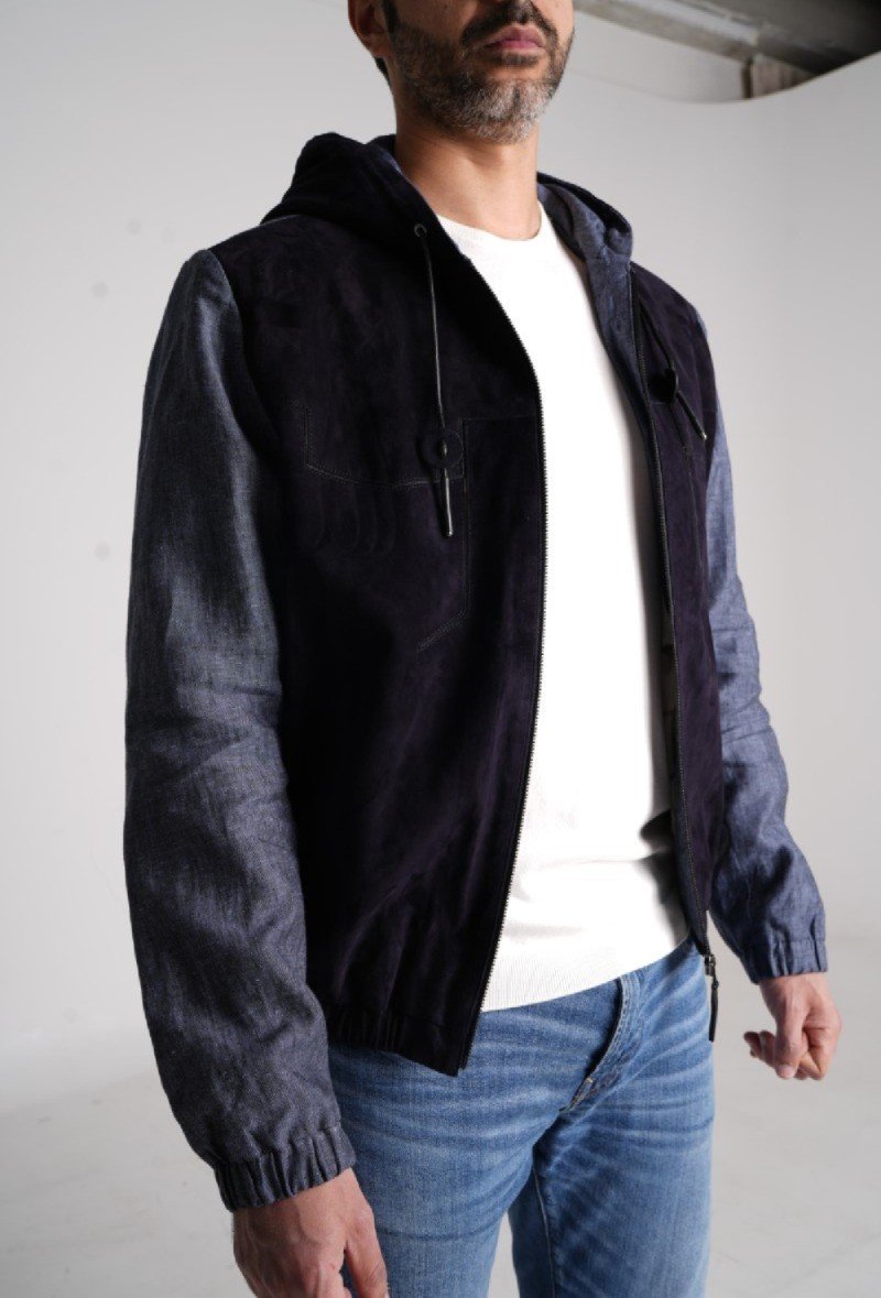 Shadow Suede Hybrid Hoodie