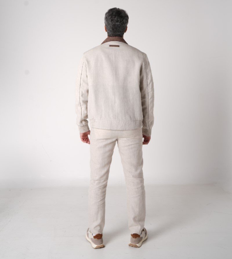 Sable Linen Field Jacket
