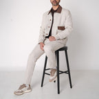 Sable Linen Field Jacket