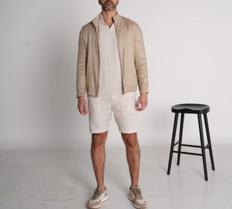 Coastline Linen Bomber