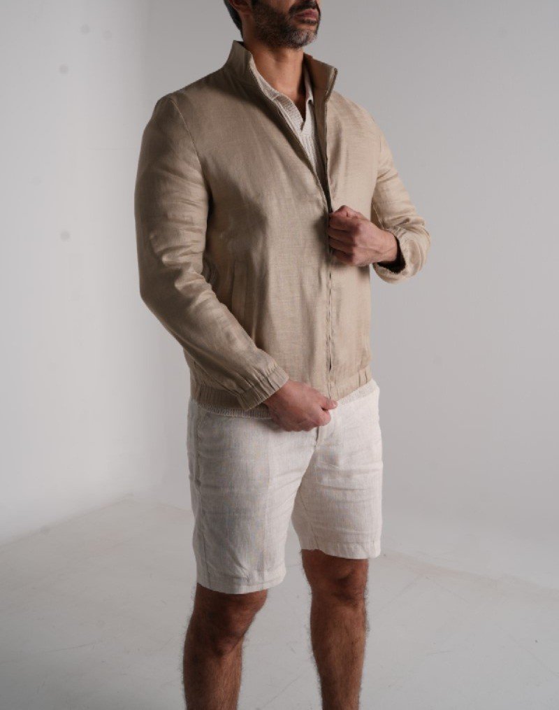 Coastline Linen Bomber