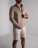 Coastline Linen Bomber