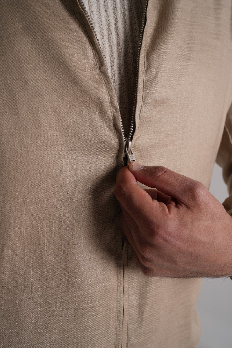 Coastline Linen Bomber