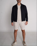 Midnight Linen Bomber