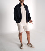 Midnight Linen Bomber