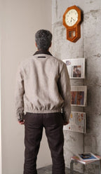 Mesa Linen Collar Bomber