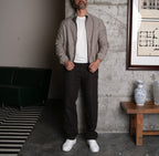 Dune Reversible Linen Bomber