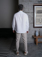 Azure Mandarin Shirt