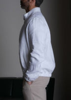 Frost Linen Bomber