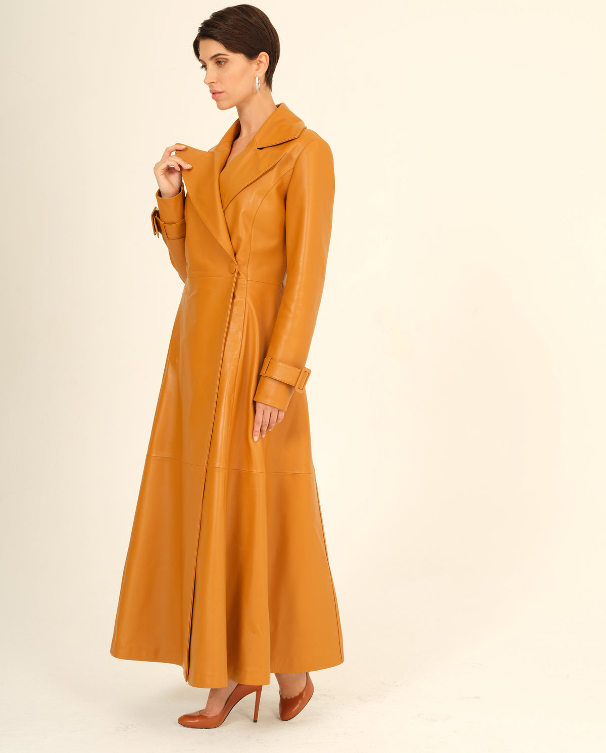 MAXI LEATHER JACKET