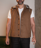 Soleil Cashmere Hooded Vest