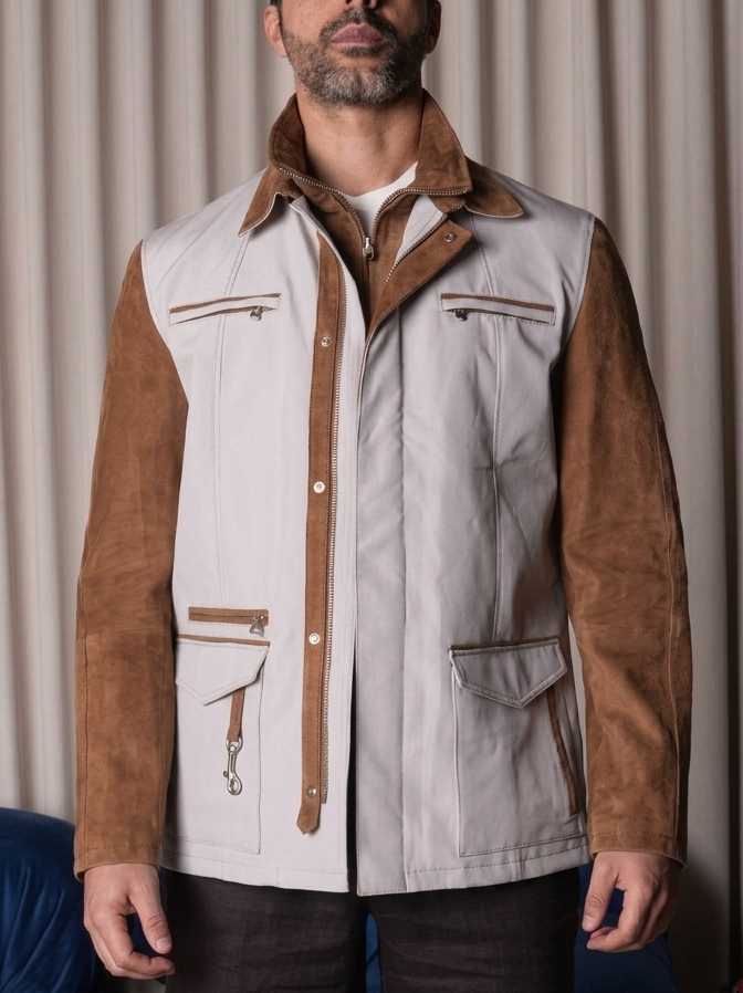 Glacier Suede Technical Coat