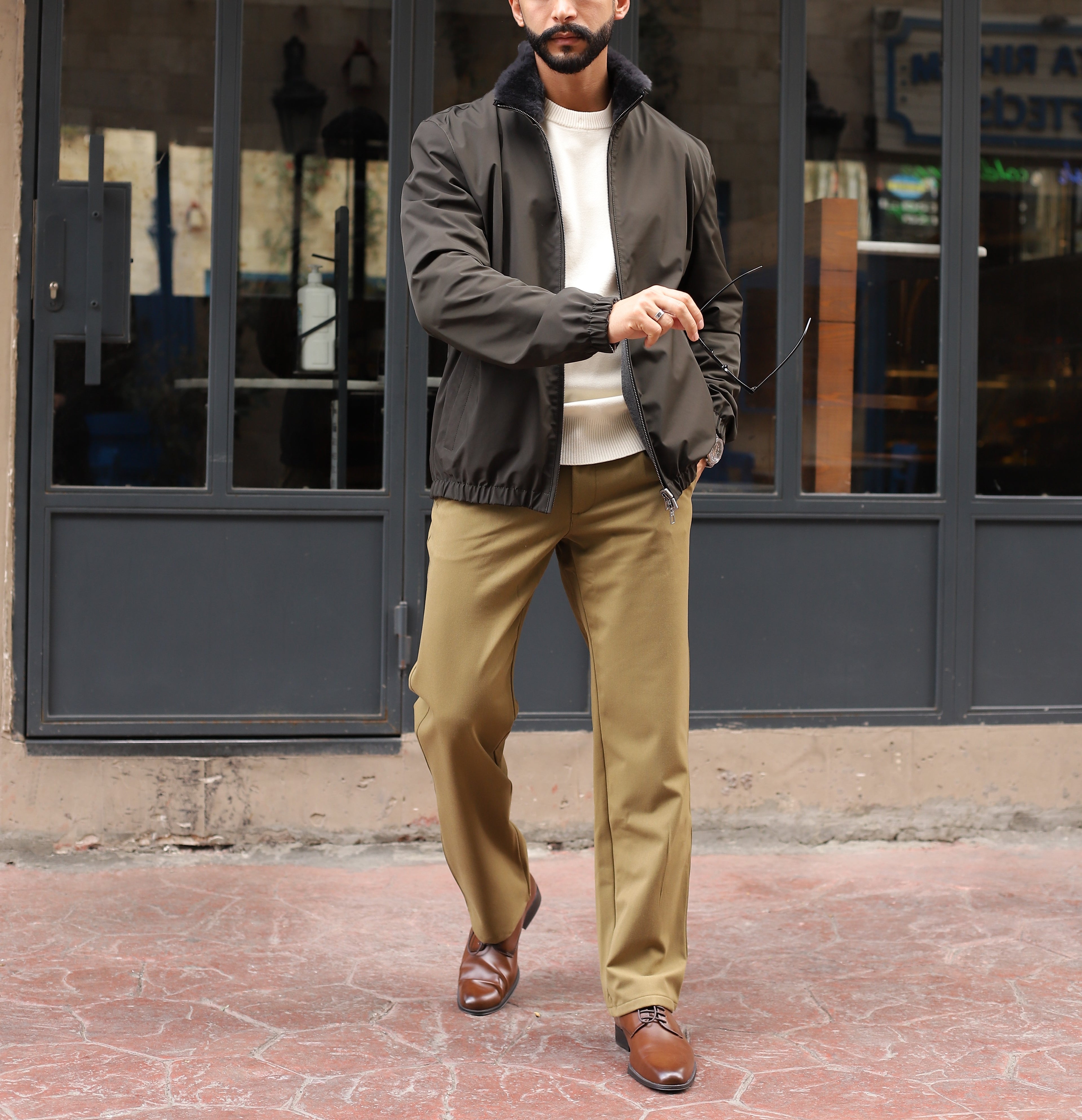 Moro Fur-Collar Bomber