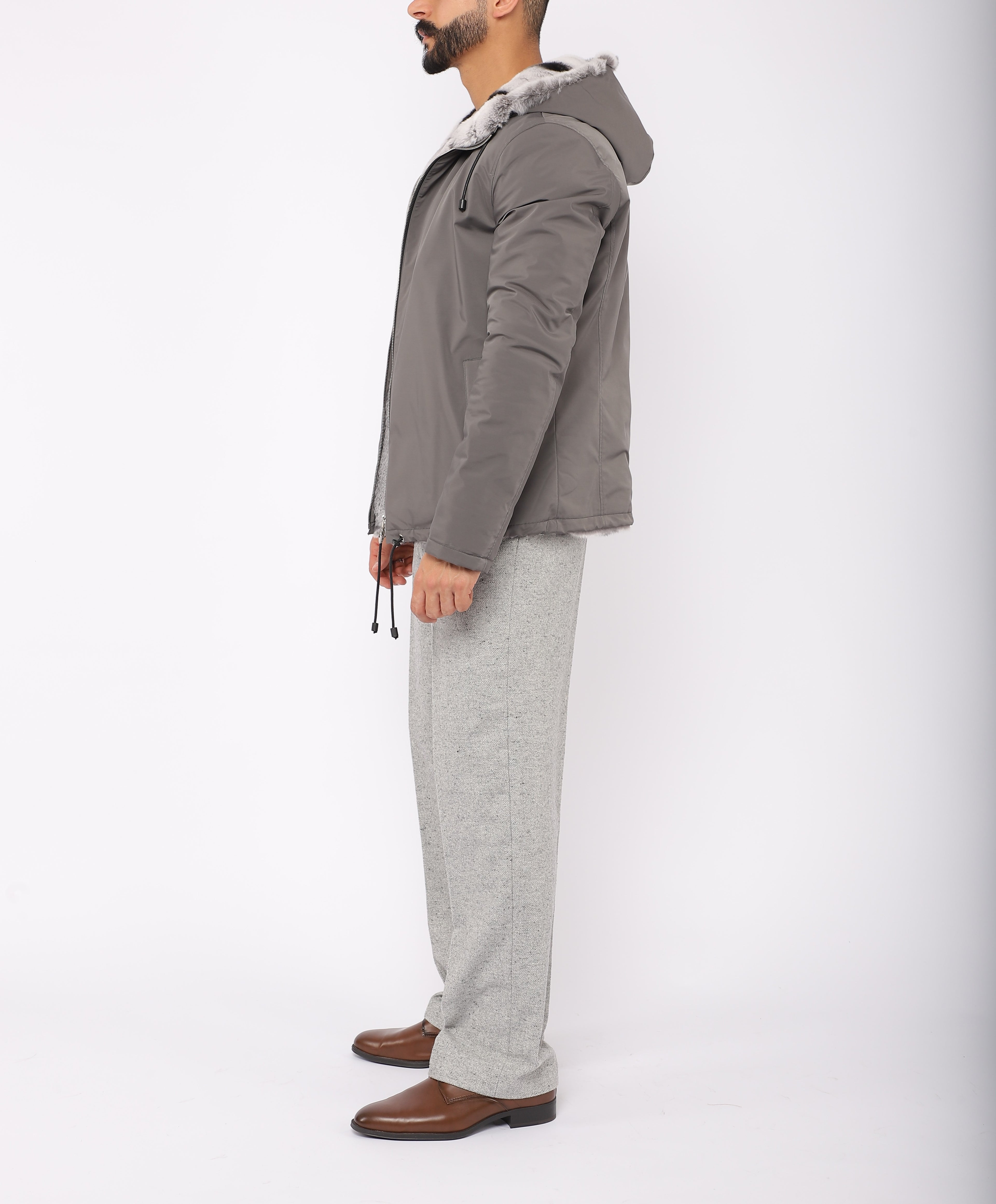Grigio Chinchilla Parka
