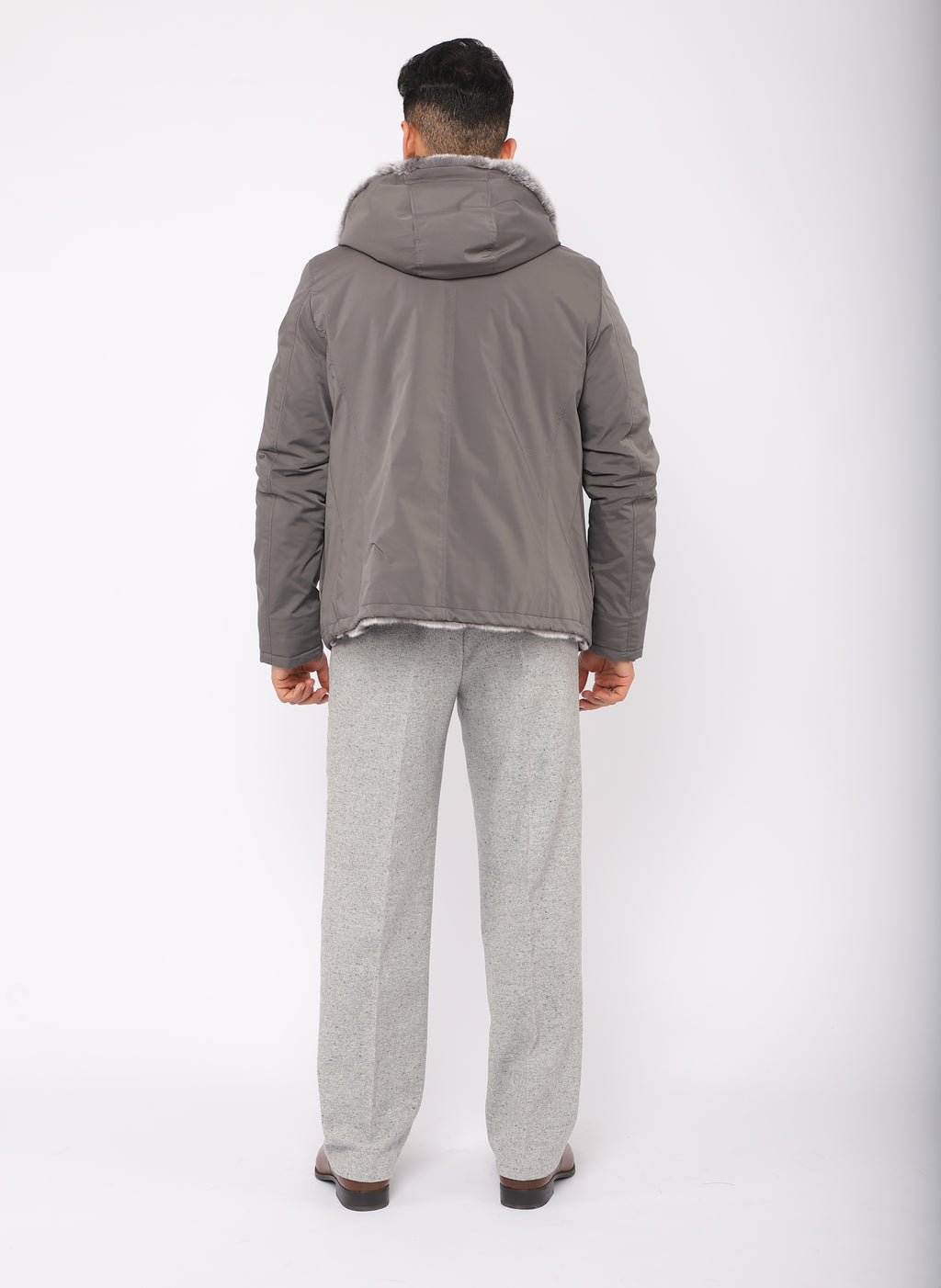 Grigio Chinchilla Parka