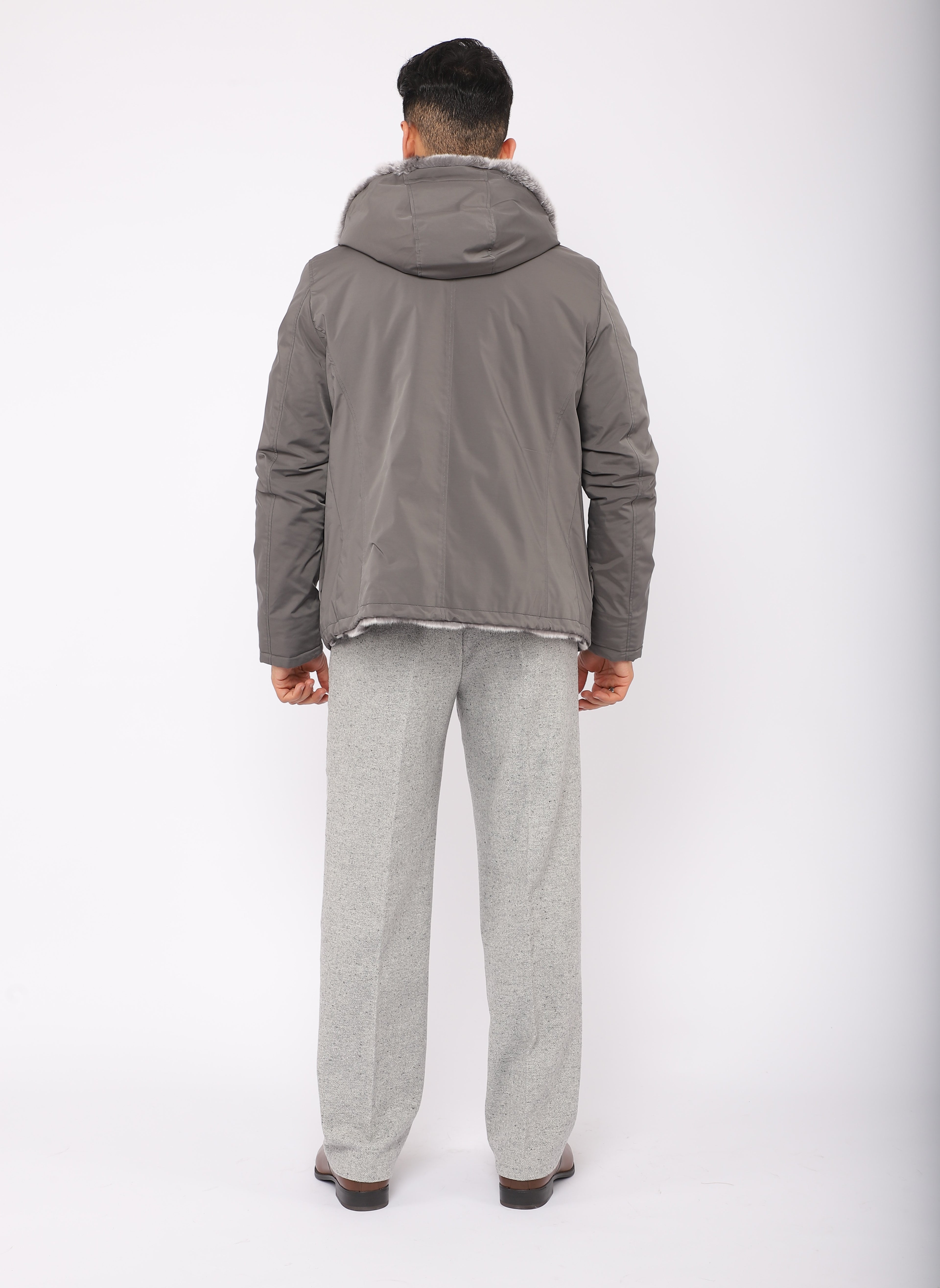 Grigio Chinchilla Parka