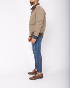 Shearling-Lined Aviator Jacket
