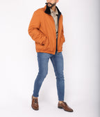 Rust Fur Bomber Jacket