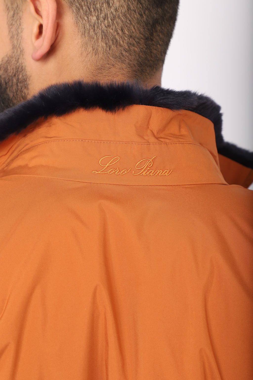 Rust Fur Bomber Jacket