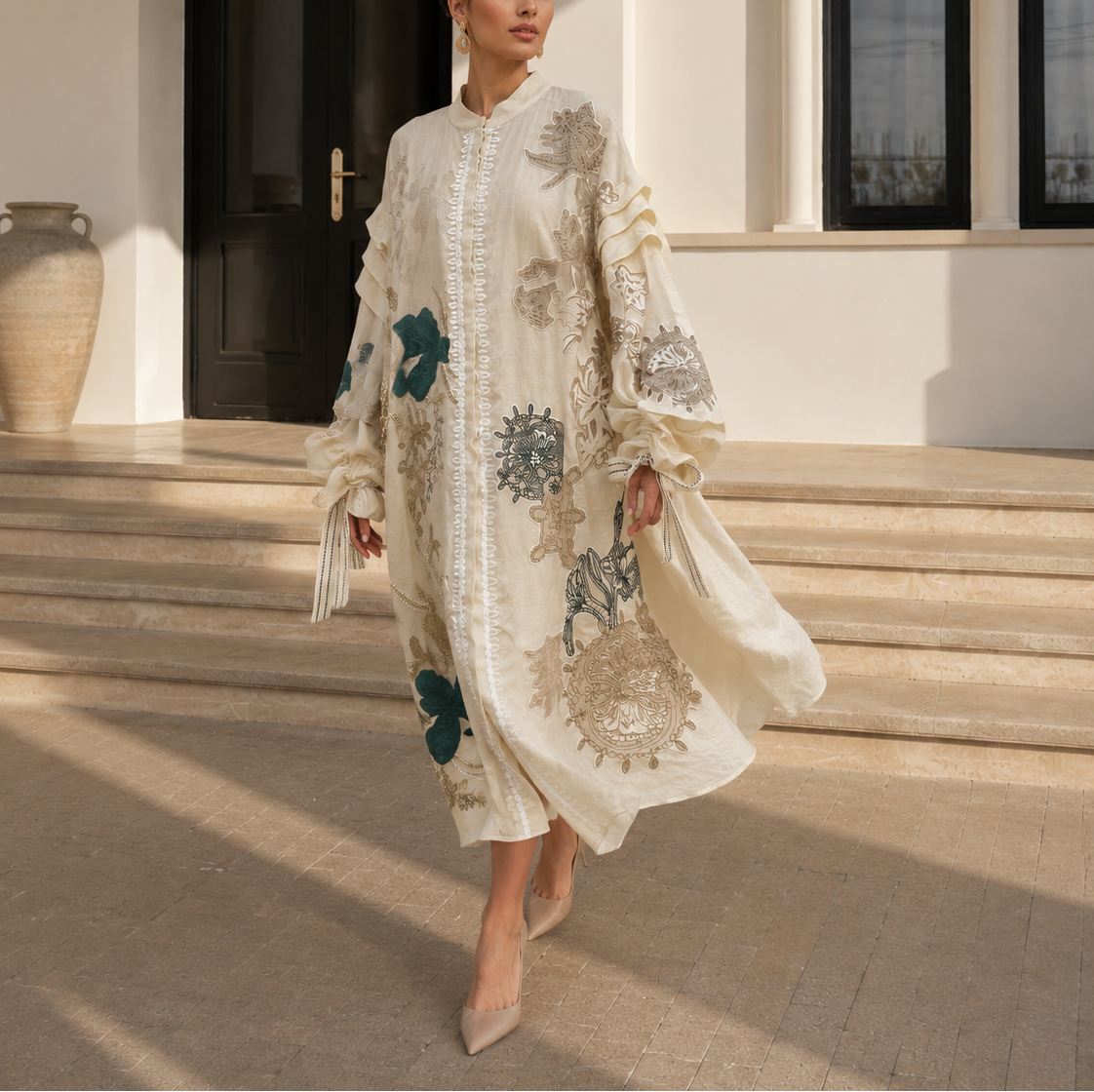 Emerald Flora Dress
