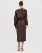 Espresso Draped Cascade Set