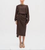 Silhouette Wrap Gown
