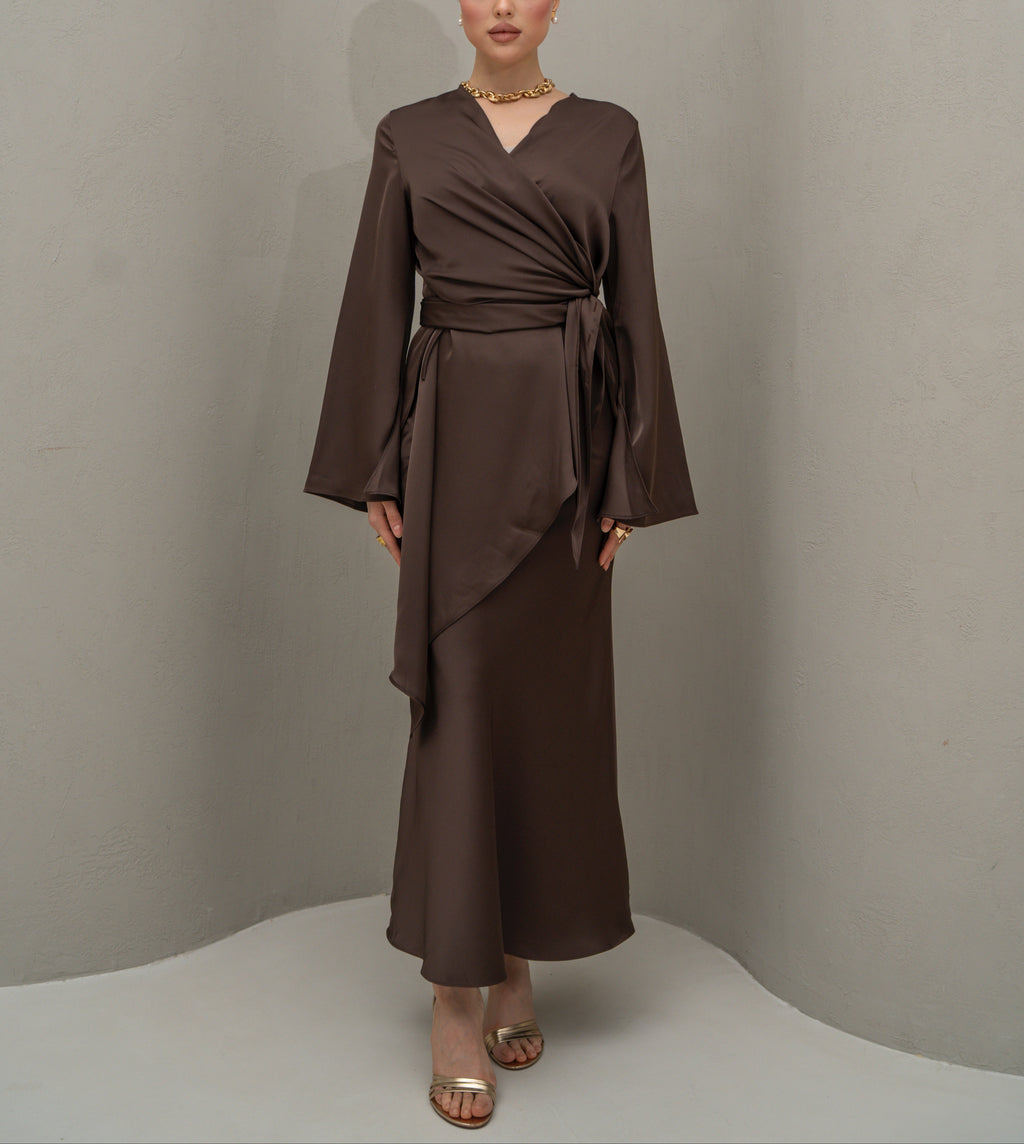 Espresso Draped Cascade Set